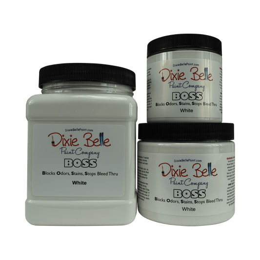 BOSS - WHITE- Stops Odour, Stain and Bleed Thru Dixie Belle Chalk Paint
