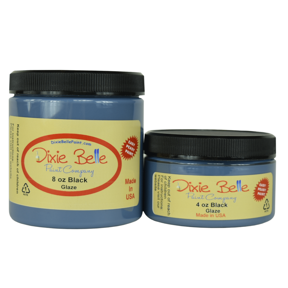 GLAZE - BLACK - 4oz/118ml, 8oz/237ml