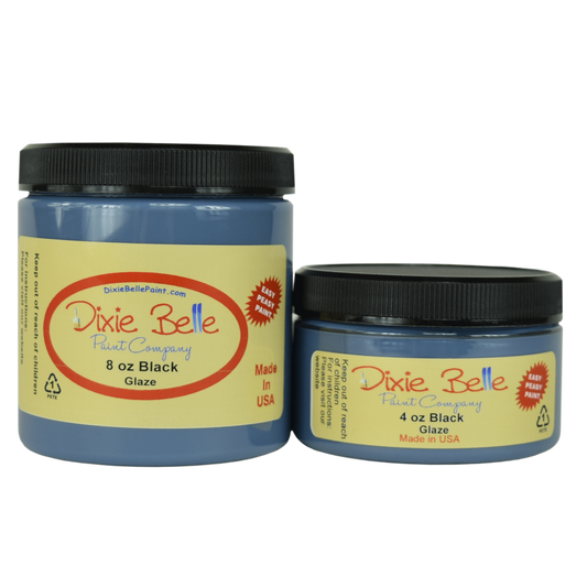 GLAZE - BLACK - 4oz/118ml, 8oz/237ml