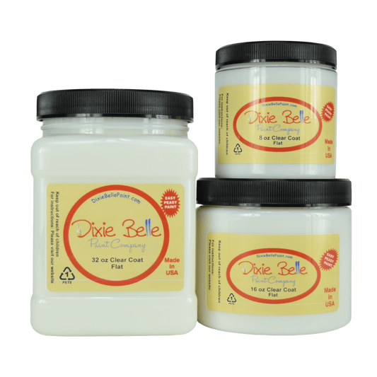 CLEAR COAT - Flat - 8oz/236ml, 16oz/472ml