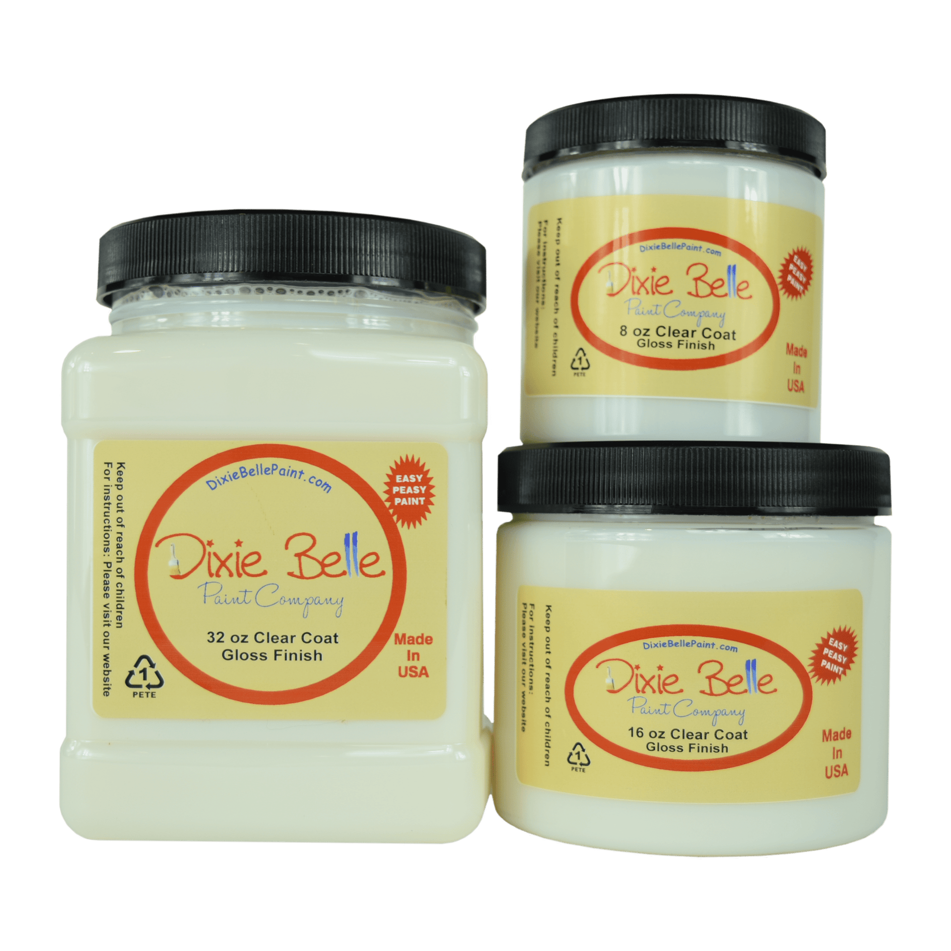 CLEAR COAT - Gloss - 8oz/236ml, 16oz/472ml