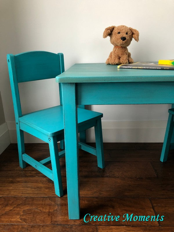 PURE OCEAN - Dixie Belle - Bright Vibrant Teal Mineral Chalk Paint
