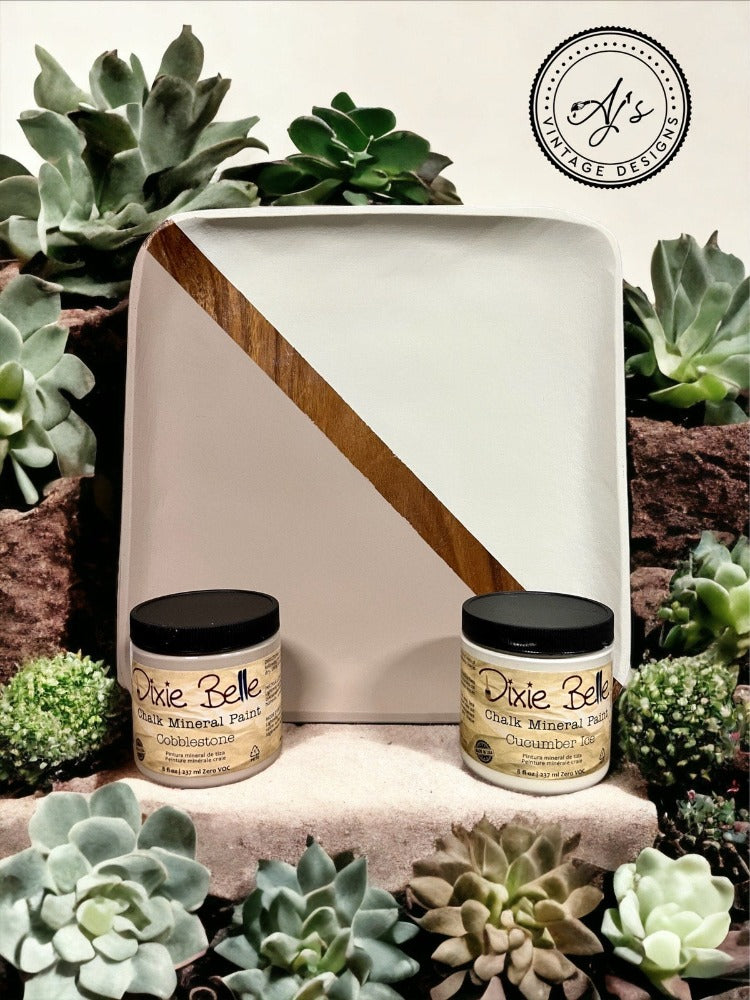 CUCUMBER ICE - Dixie Belle - Matt Black Chalk Mineral Paint - 118ml/4oz - 236ml/8oz - 473ml/16oz - 946ml/32oz