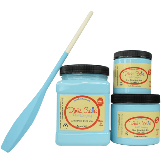 Dixie Belle Blue - Dixie Belle - Bright Tiffany Box Blue Mineral Chalk Paint - 236ml/8oz - 473ml/16oz
