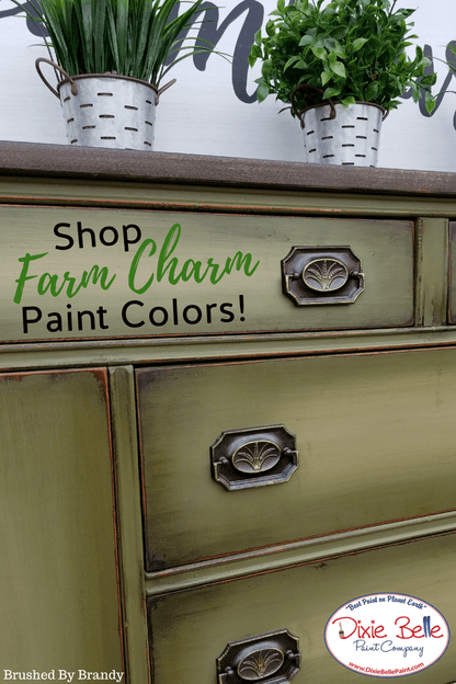 FARMHOUSE GREEN - Dixie Belle - Celery Green Chalk Mineral Paint - 236ml/8oz - 473ml/16oz