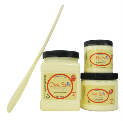 LEMONADE - Dixie Belle -  Pale Yellow Chalk Mineral Paint - 236ml/8oz - 473ml/16oz