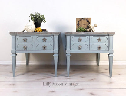 SAVANNAH MIST - Dixie Belle - Light Blue with Grey Undertones Mineral Chalk Paint