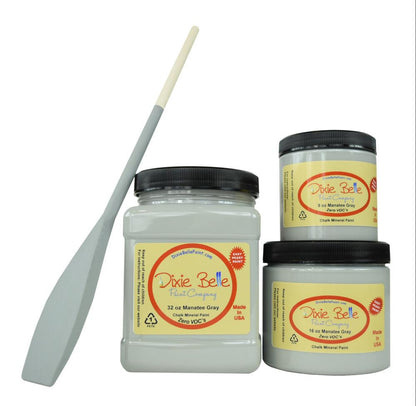 MANATEE GRAY - Dixie Belle -  Chalk Mineral Paint - 236ml/8oz - 473ml/16oz - 946ml/32oz