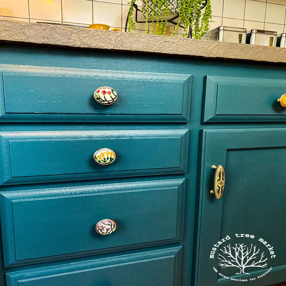 ANTEBELLUM BLUE - Dixie Belle - Dark Teal Mineral Chalk Paint - 118ml/4oz - 236ml/8oz - 473ml/16oz - 946ml/32oz