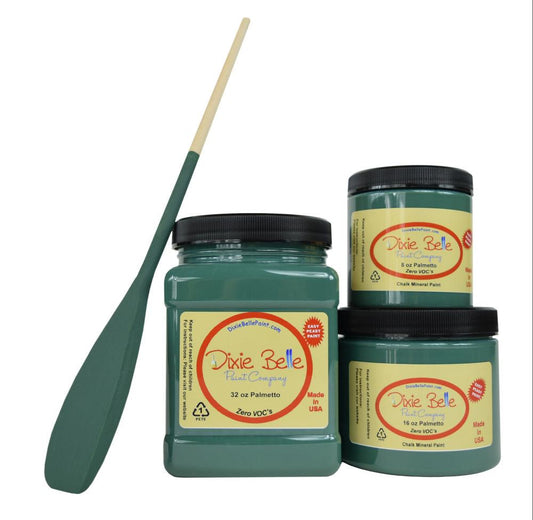 PALMENTTO - Dixie Belle - Rich Green Chalk Mineral Paint - 236ml/8oz - 473ml/16oz