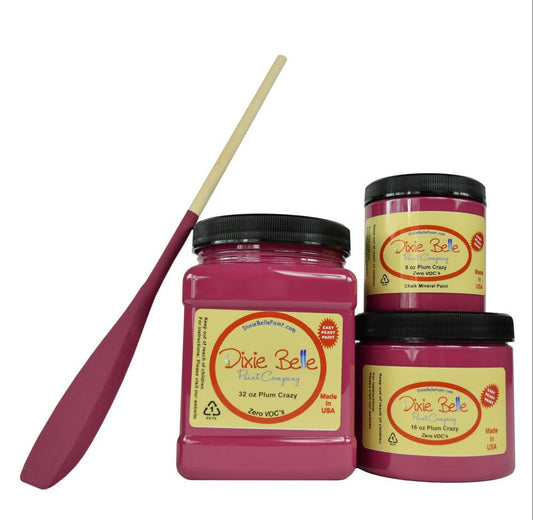 PLUM CRAZY - Dixie Belle -  Chalk Mineral Paint - 236ml/8oz - 473ml/16oz - 946ml/32oz