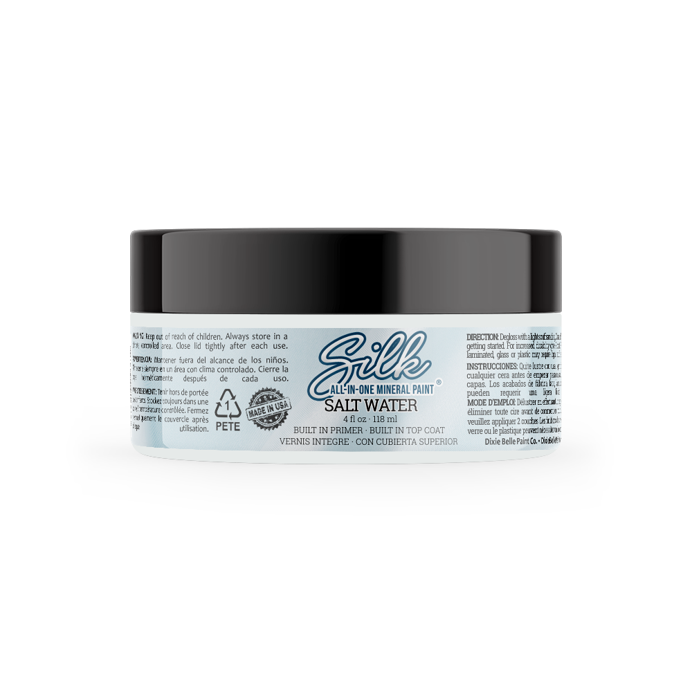 SALT WATER Silk All-In-One Mineral Paint - 118ml - 473ml - 946ml Dixie Belle Paint
