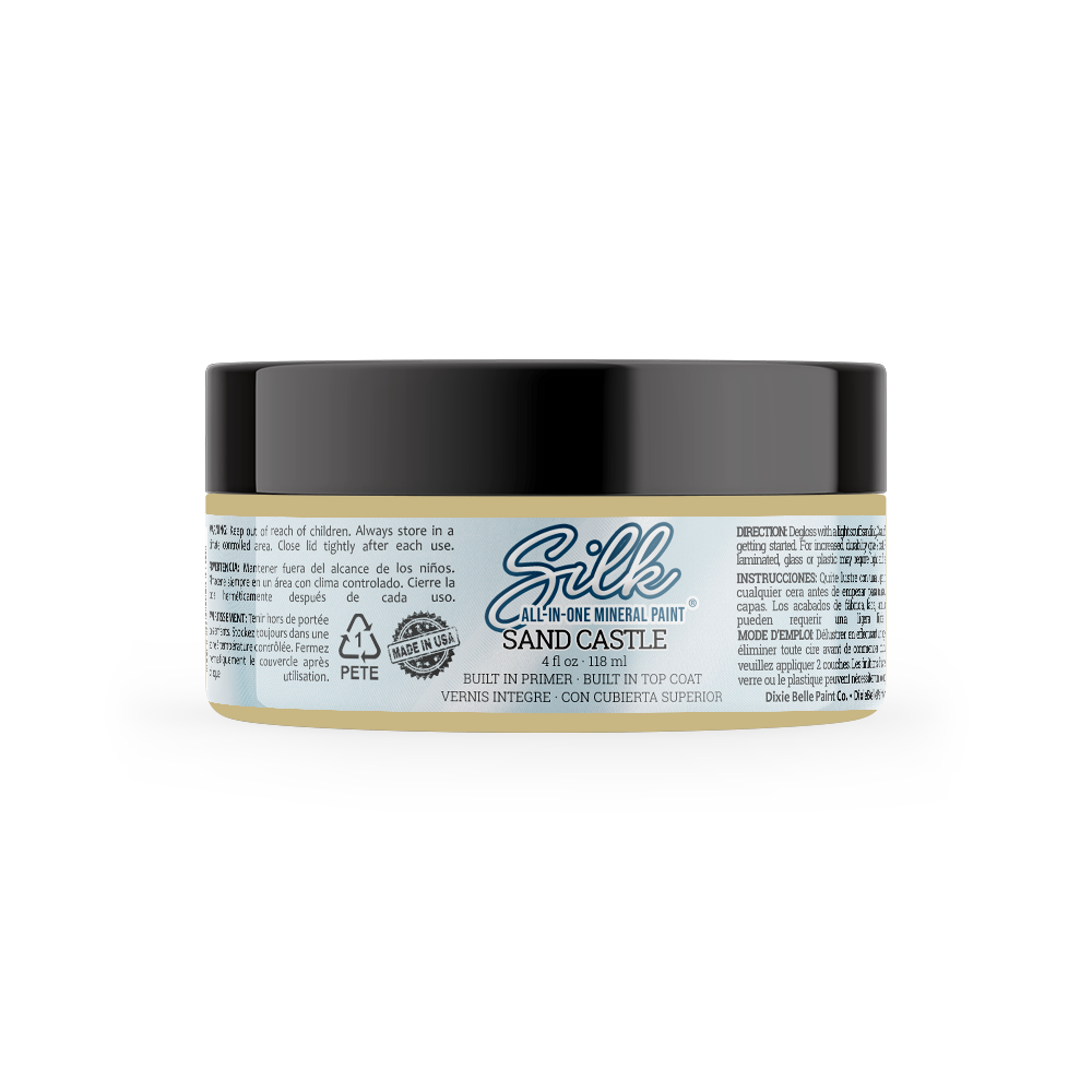 SAND CASTLE, Silk All-In-One Mineral Paint - 118ml - 473ml - 946ml Dixie Belle Paint