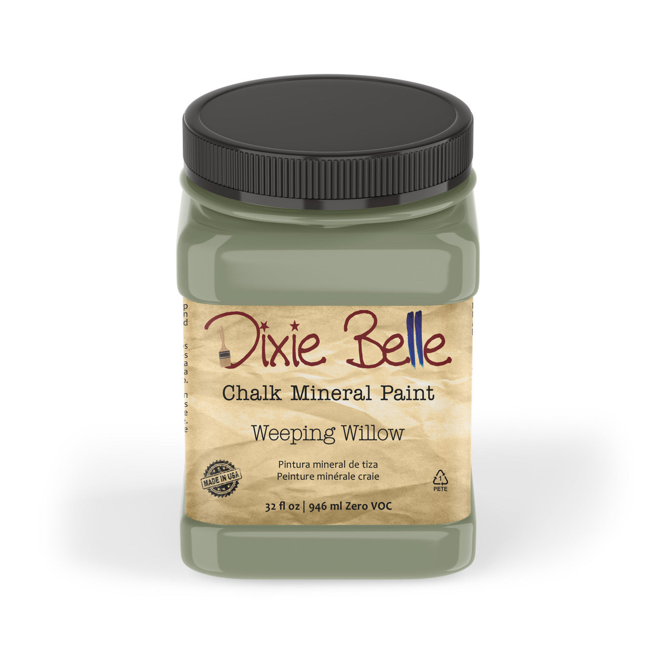 WEEPING WILLOW - Dixie Belle - Soft Green Chalk Mineral Paint - 118ml/4oz - 236ml/8oz - 473ml/16oz - 946ml/32oz