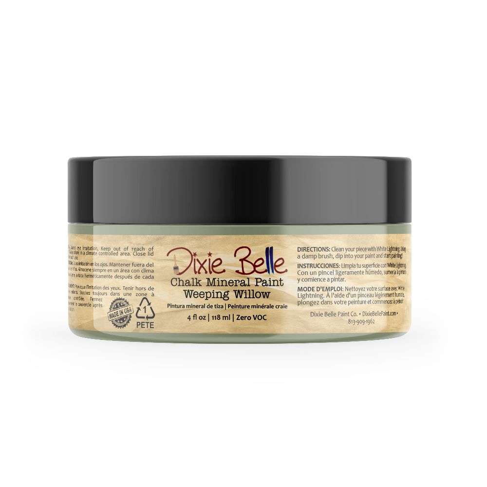 WEEPING WILLOW - Dixie Belle - Soft Green Chalk Mineral Paint - 118ml/4oz - 236ml/8oz - 473ml/16oz - 946ml/32oz