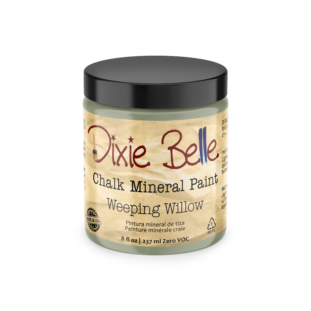 WEEPING WILLOW - Dixie Belle - Soft Green Chalk Mineral Paint - 118ml/4oz - 236ml/8oz - 473ml/16oz - 946ml/32oz