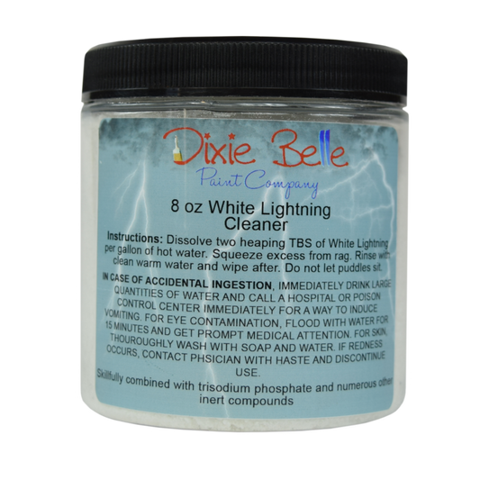 WHITE LIGHTNING - Furniture Prep Cleaner - 8oz - Dixie Belle