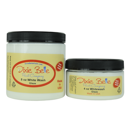 GLAZE - WHITEWASH - 4oz/118ml, 8oz/237ml