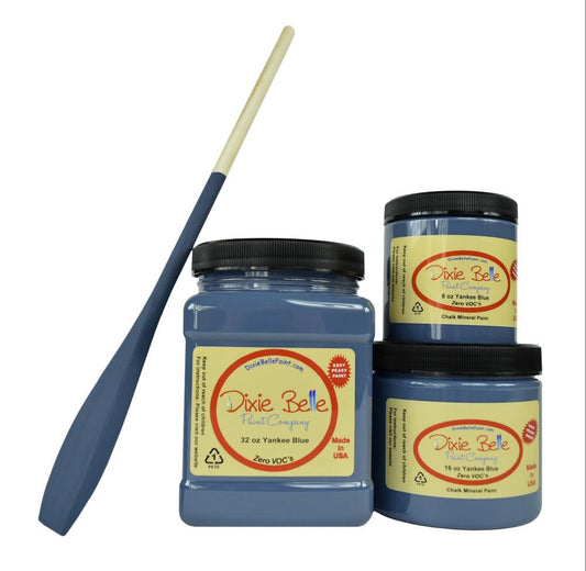 YANKEE BLUE - Dixie Belle -  Chalk Mineral Paint - 236ml/8oz - 473ml/16oz - 946ml/32oz