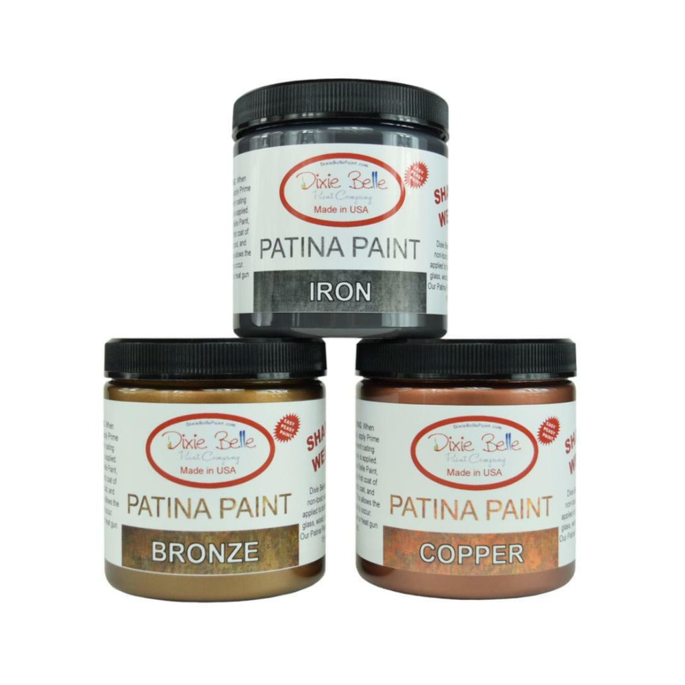 PATINA PAINT- Bronze, Copper and Iron Effect - Dixie Belle - 8oz