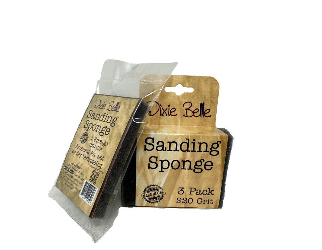 SANDING SPONGE - Flexible Foam Backed - single or 3 pack